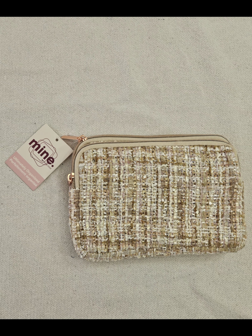MyTagAlongs Double Detachable Pouch in Nordic Beige